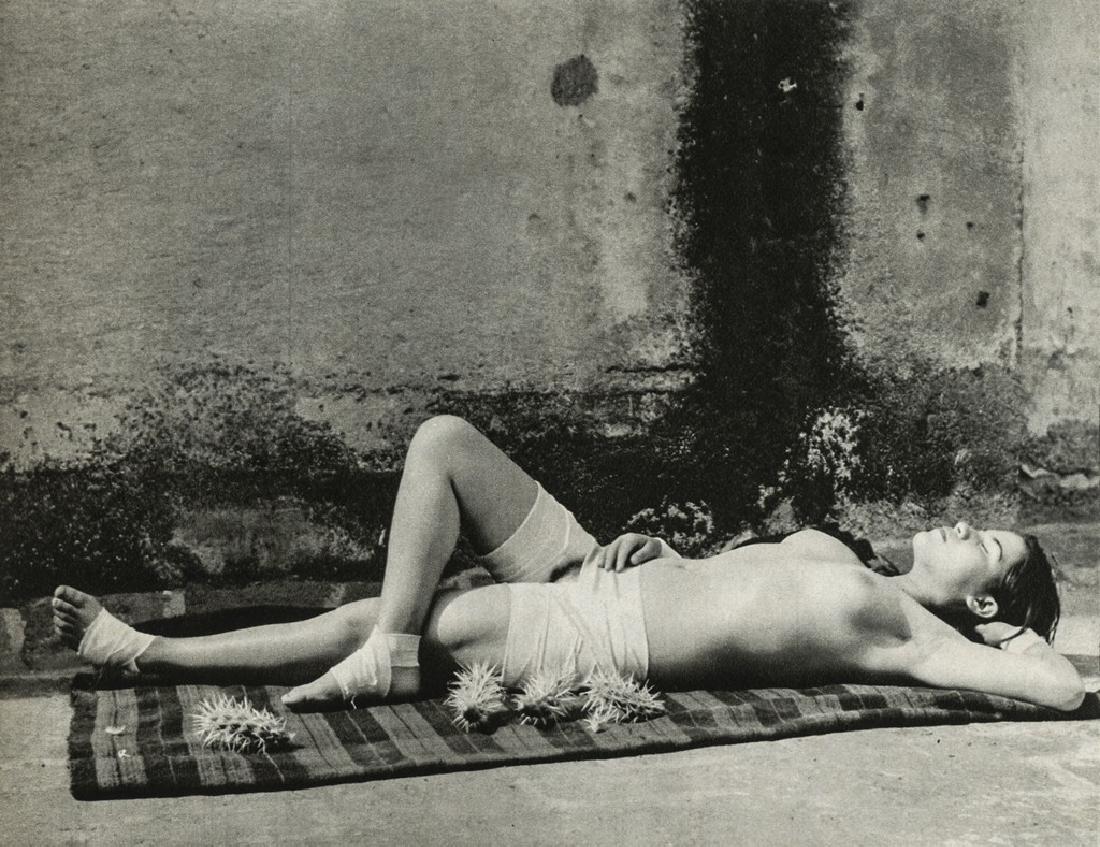 MANUEL ALVAREZ BRAVO - Good Fame Sleeping, 1938: Artist: Bravo, Manuel Alvarez Title: Good Fame Sleeping, 1938 Medium: Photogravure, 1975, Great Britain Dimensions: 7x5.4" Heat Wax Mounted on 8.5x11" Conservation Board Manuel Alvarez Bravo (1902-200