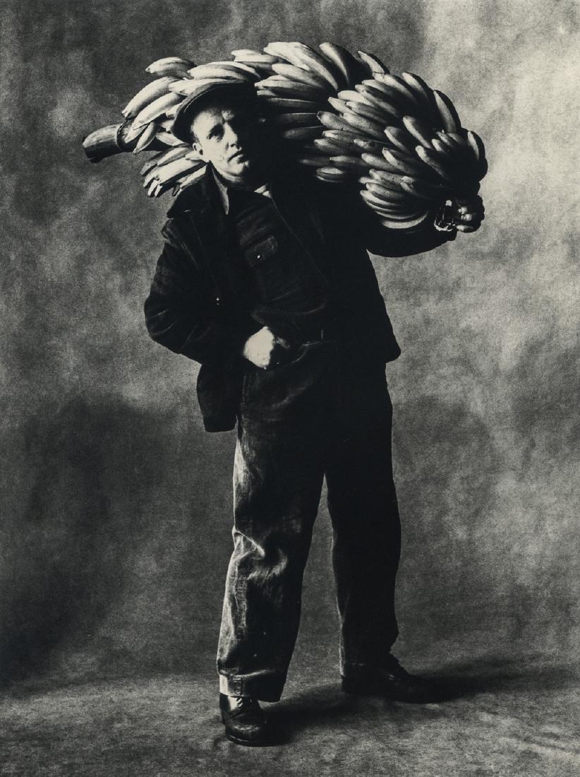 IRVING PENN - Long Shoremen: Artist: Penn, Irving Title: Long Shoremen Medium: Photo Litho, 2009, USA Dimensions: 6.8x9.1" Heat Wax Mounted on 11x14" Conservation Board Irving Penn was an American photographer known for his fashi
