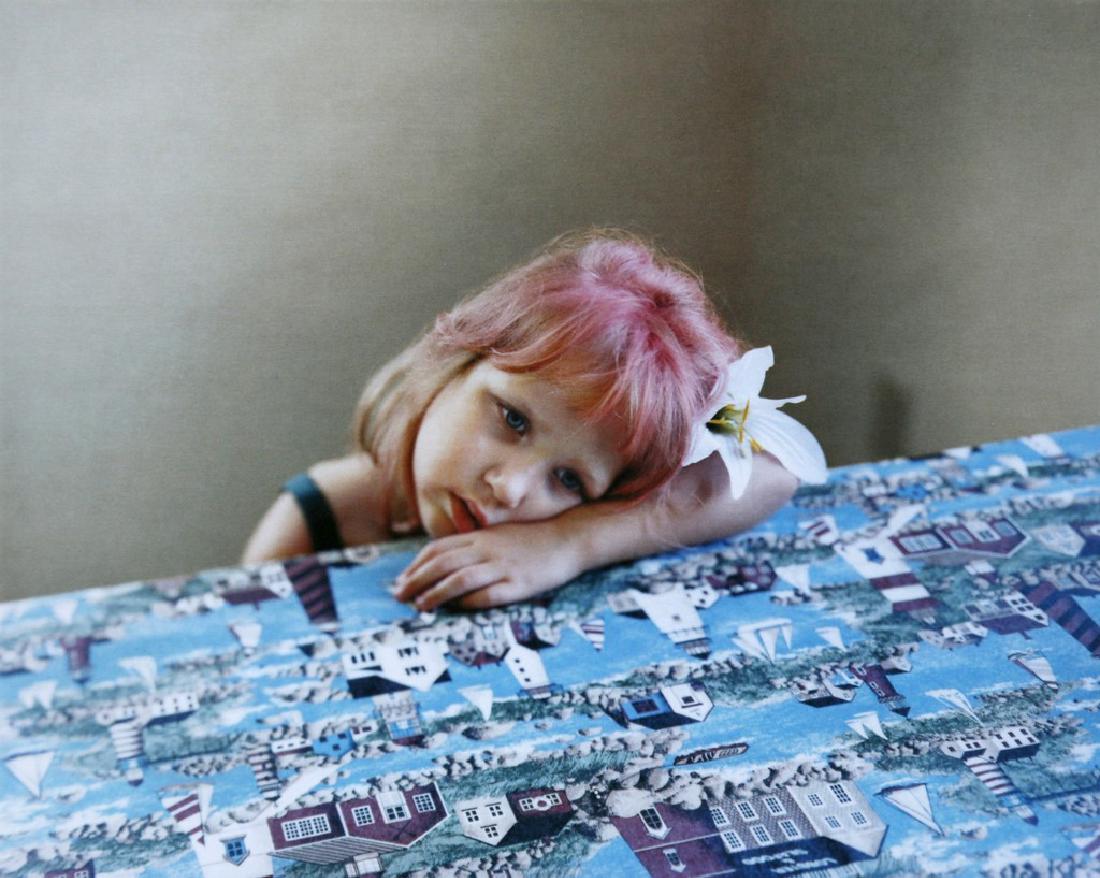 ALEC SOTH - Sydney, dreamy, pink haired. Florida, 2004: Artist: Alec Soth Title: Sydney, dreamy, pink haired. Florida, 2004 Date Printed: 2008 Medium: Photo Litho with Copyright Alec Soth/Magnum Photos Printer Location: Italy Size: 15x19 cm - 7.5x5.9 inch