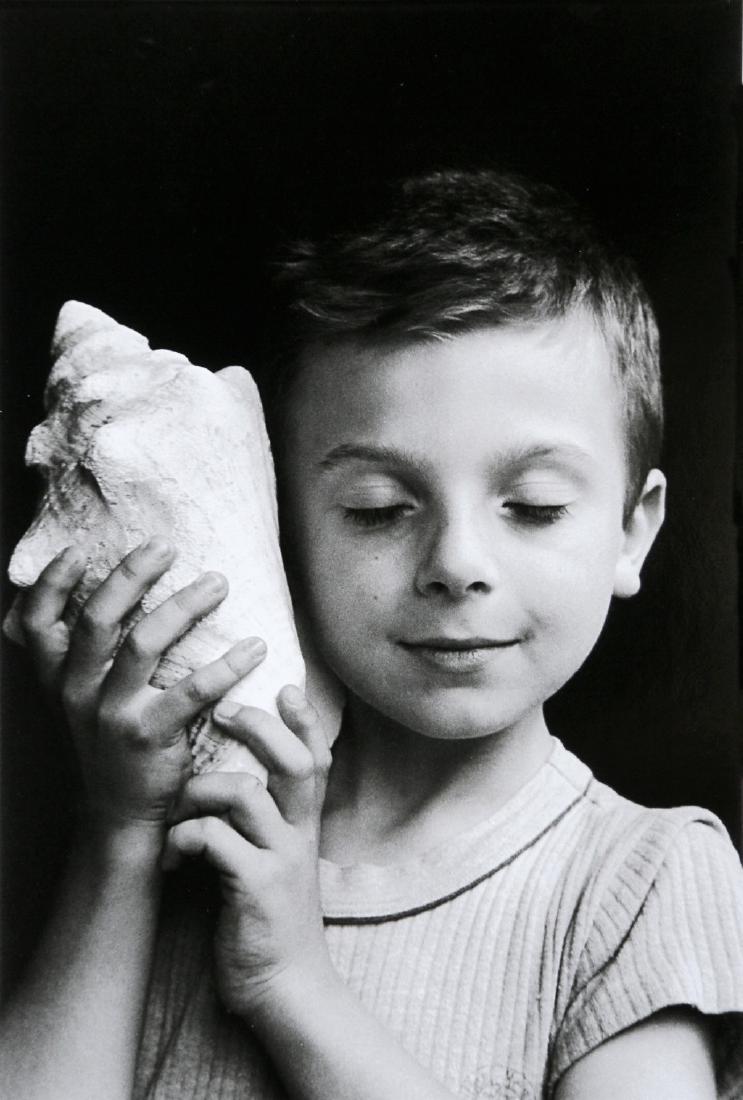 EDOUARD BOUBAT - Remy listening the sea. Paris, 1995 (1 of 1)