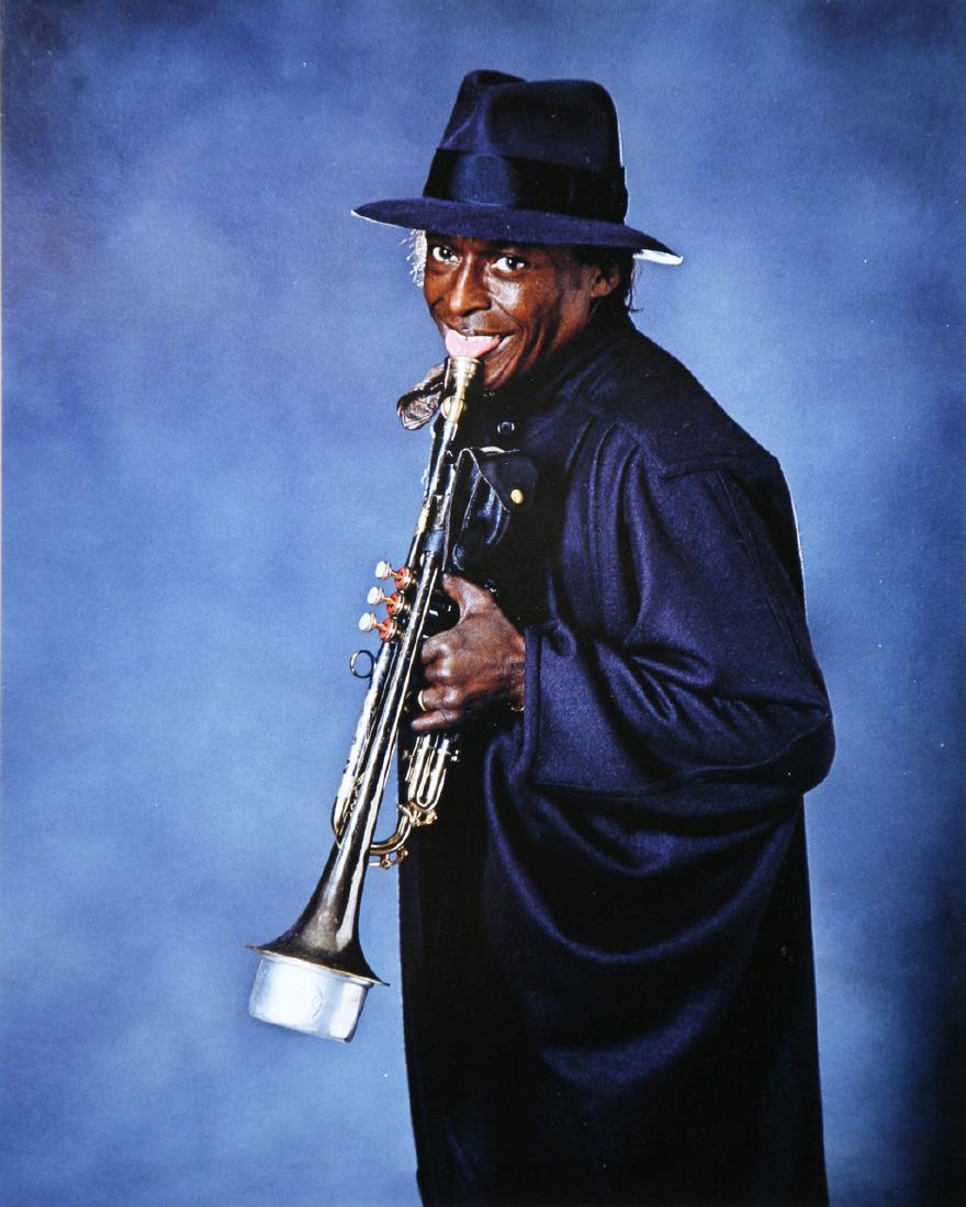 GIUSEPPE PINO - Milas Davis. New York. 1982: Artist: Giuseppe Pino Title: Milas Davis. New York. 1982 Date Printed: 2008 Medium: Photo Litho with Copyright Giuseppe Pino / Contrasto Printer Location: Italy Size: 15x18.8 cm - 5.9x7.4 inch Mount S