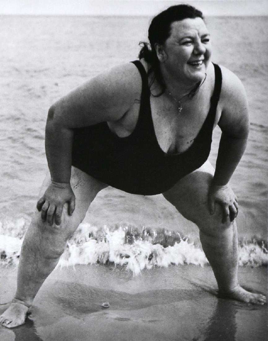 LISETTE MODEL - Coney Island, New York c.1939-1941: Artist: Lisette Model Title: Coney Island, New York c.1939-1941 Date Printed: 2008 Medium: Photo Litho with Copyright Lisette Model/ National Gallery of Canada Printer Location: Italy Size: 15x19 cm -