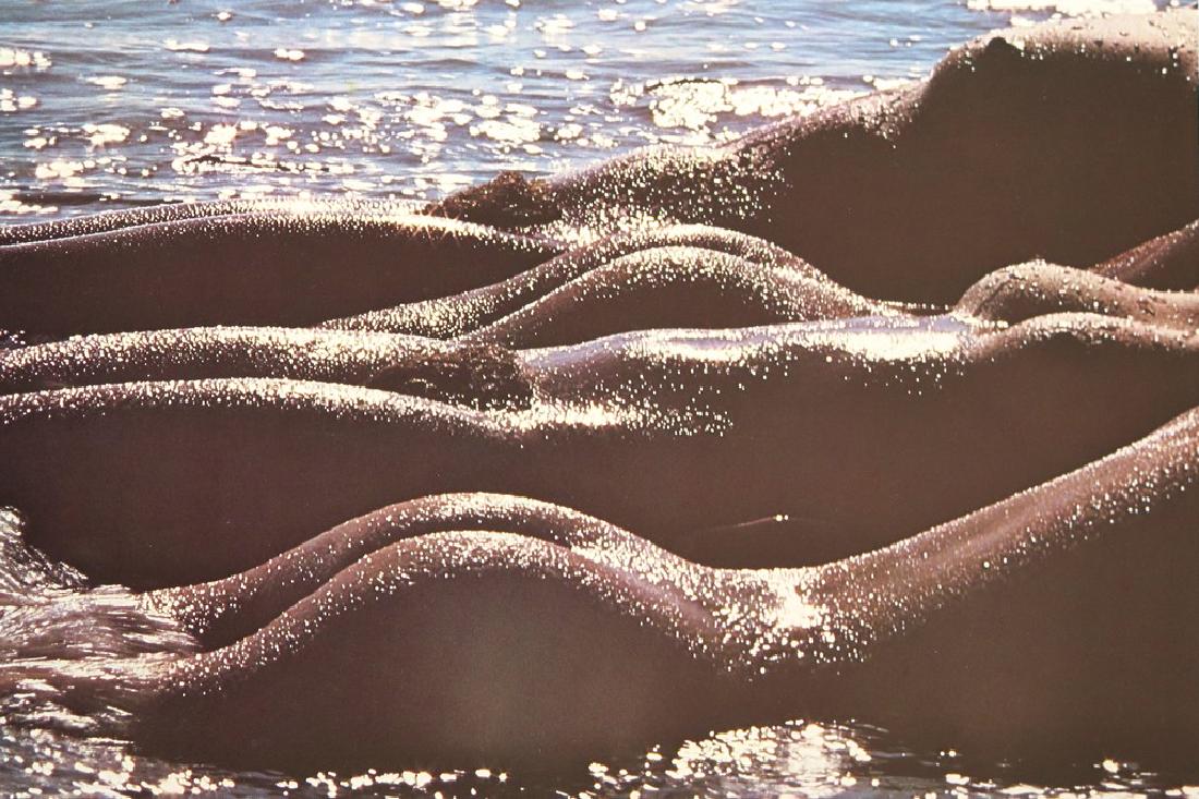 LUCIEN CLERGUE - Glimmering: Artist: Lucien Clergue Title: Glimmering Date Printed: 1979 Medium: Colour Photo-lithograph with signature Printer Location: Printed in Marseille Size: 20 x 30 cm - 8.5 x 13 Inches Mount 30 x 40 cm - 