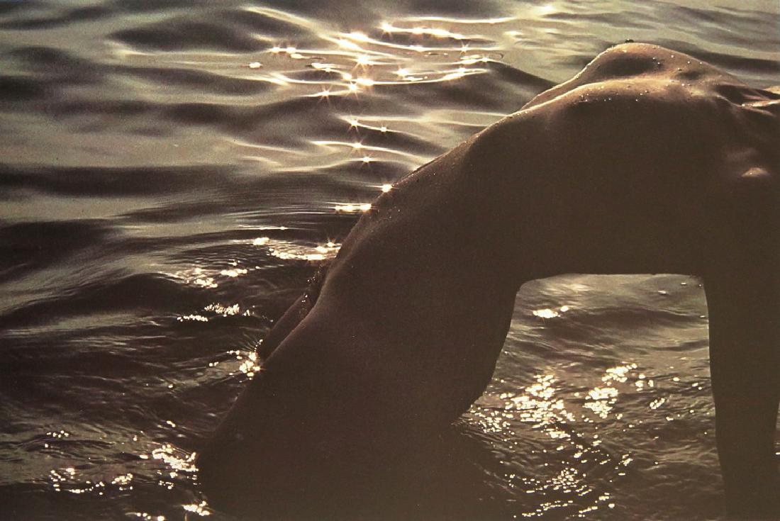 LUCIEN CLERGUE - Moonlight: Artist: Lucien Clergue Title: Moonlight Date Printed: 1979 Medium: Colour Photo-lithograph with signature Printer Location: Printed in Marseille Size: 20 x 30 cm - 8.5 x 13 Inches Mount 30 x 40 cm - 1