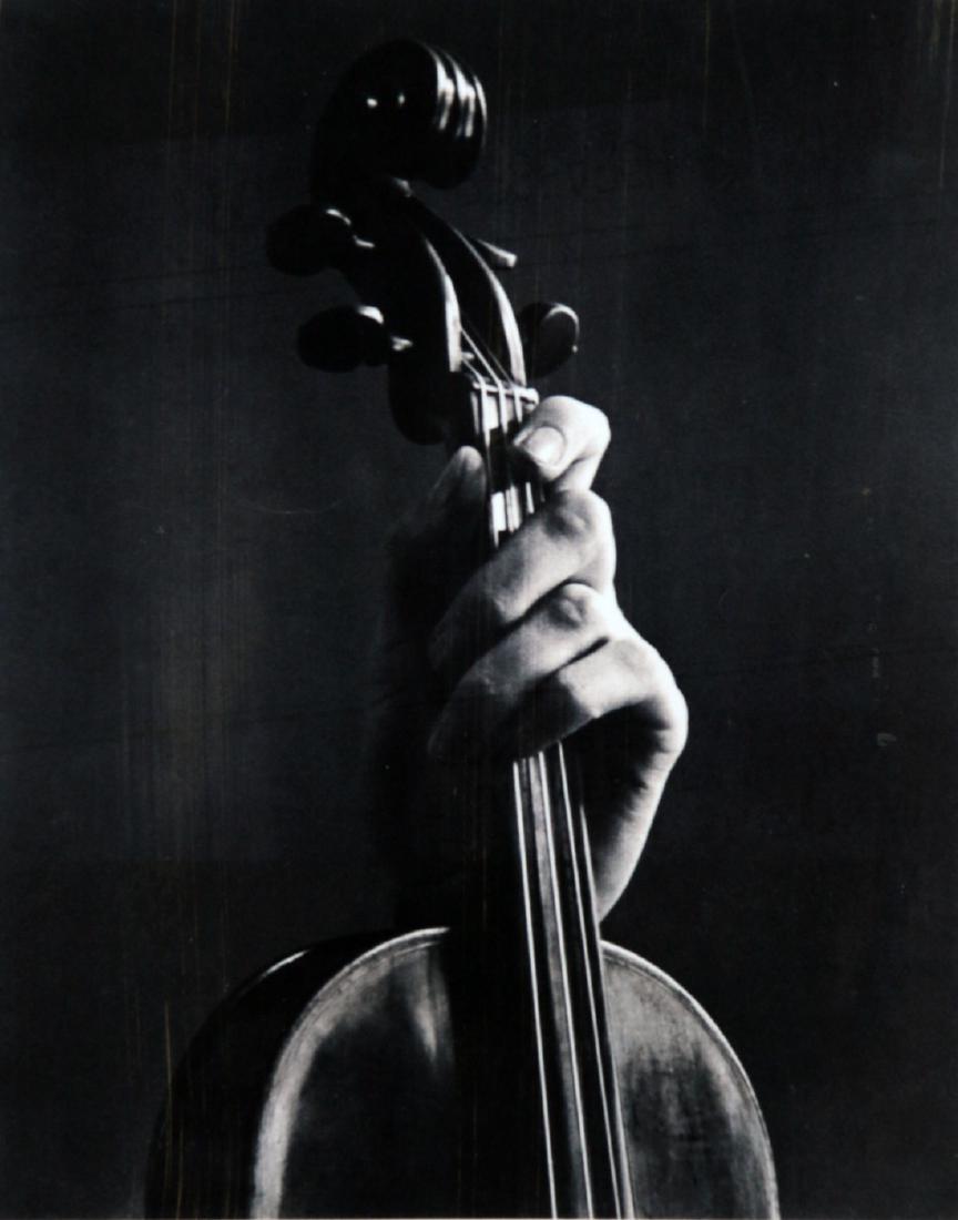 Sonya Noskowiak - Hand and Violin, 1936 - Polaroid: Artist: Sonya Noskowiak Title: Hand and Violin, 1936 - Polaroid research print, from the Center for Creative Photography Printed Date: 1980s Medium: Polaroid Printer Location: Center for Creative Phot