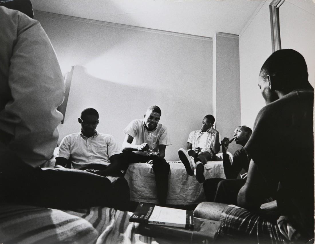Cornell Capa - Youth in Ferment: Artist: Cornell Capa Title: Youth in Ferment Printed Date: 1962 Medium: Gelatin Silver Print Printer Location: Large vintage print with Photographer stamp, published photograph Dimensions: 27x35 cm -