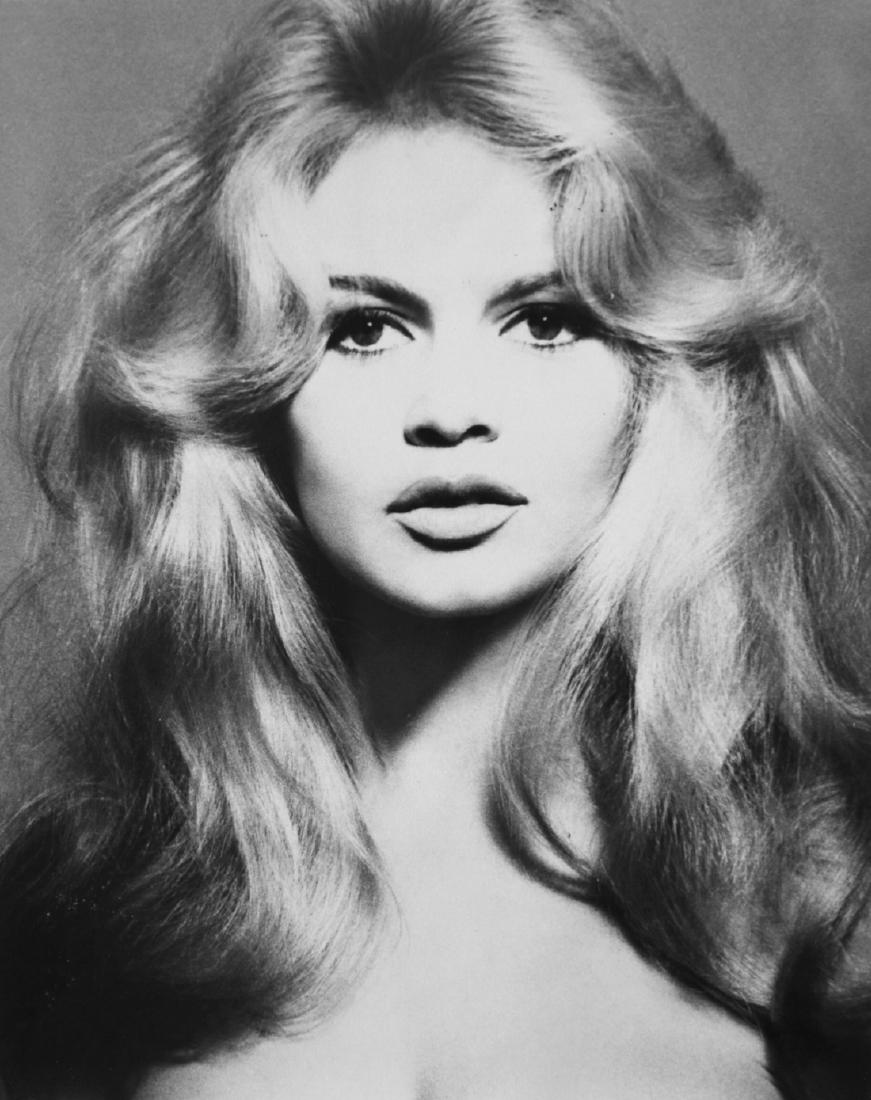 Richard Avedon - Brigitte Bardot. Hair by Alexandre: Artist: Richard Avedon Title: Brigitte Bardot. Hair by Alexandre Paris Studio January 1959 Printed Date: 1978 Medium: Gelatin Silver Print Printer Location: Press print from 1978, with photographer co