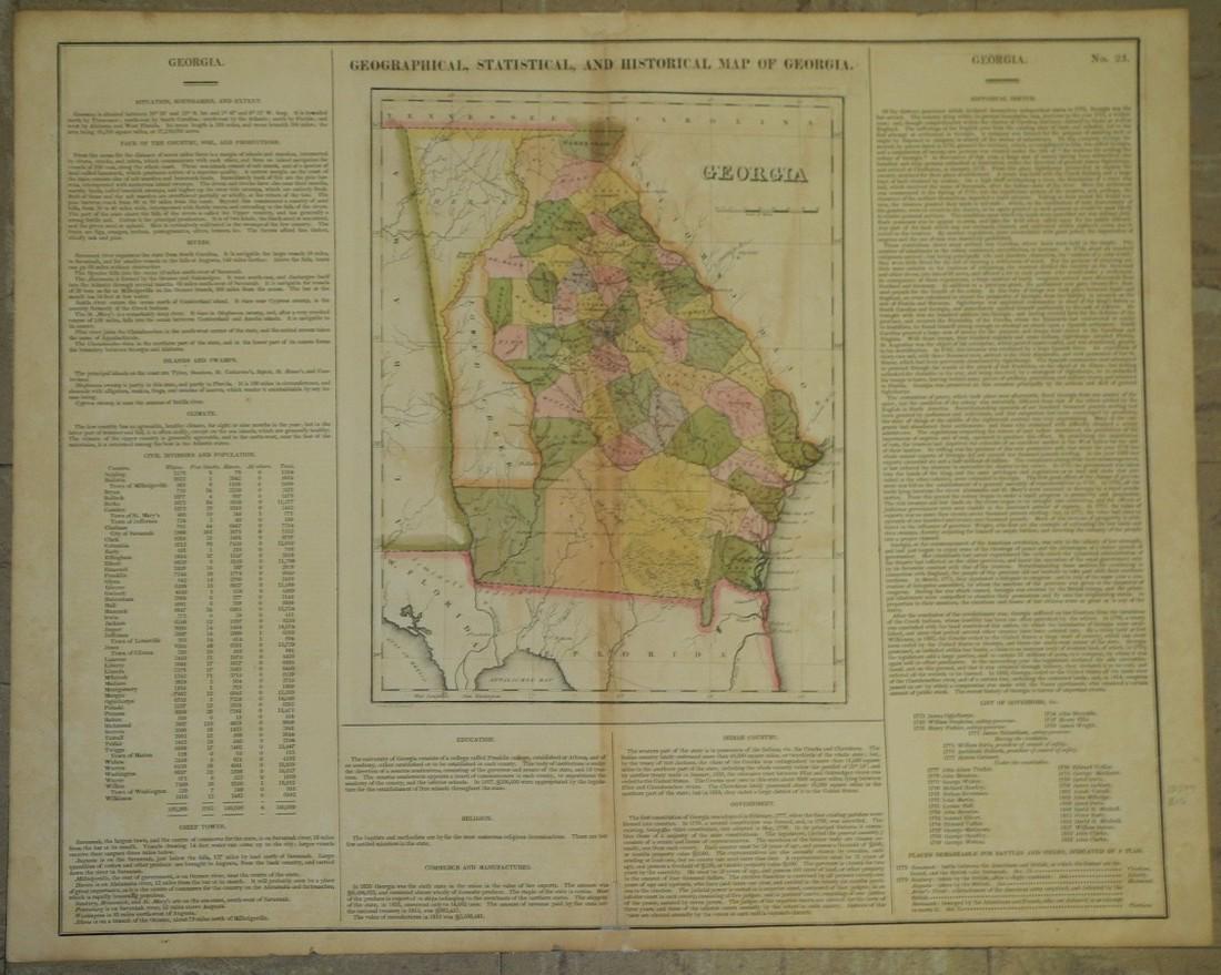 Geographical, Statistical, and Historical Map of (1 of 5)