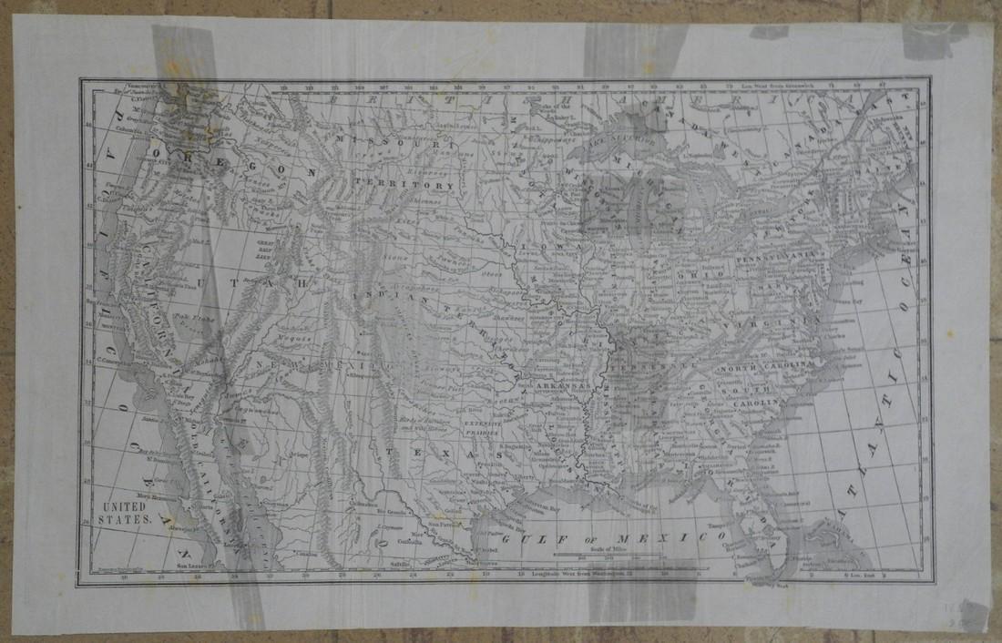 United States.: Title: United States. Publication Date: 1853 Cartographer: BOYNTON, GEORGE W. (STYLOGRAPHY) Publisher: DERBY AND MILLER Size: 8.6Height - 14.5Width From Samuel G. Goodrich's History of all nations. St