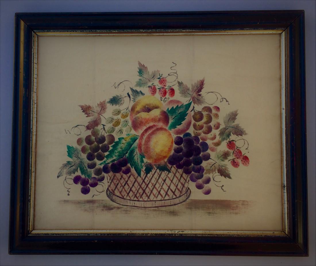 19th C. Framed Fruit Theorem (1 of 2)
