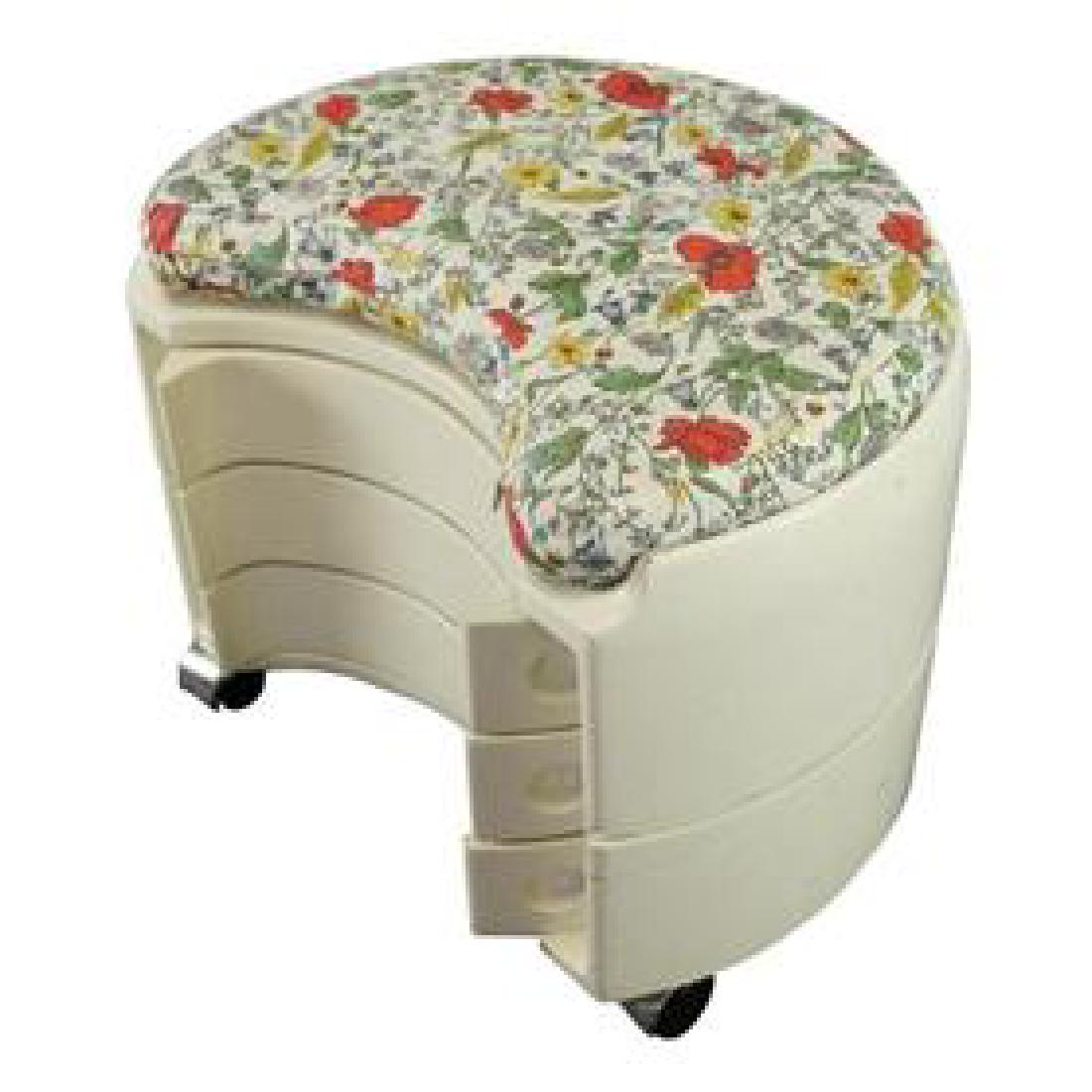 Vintage Storage Pouf (1 of 7)