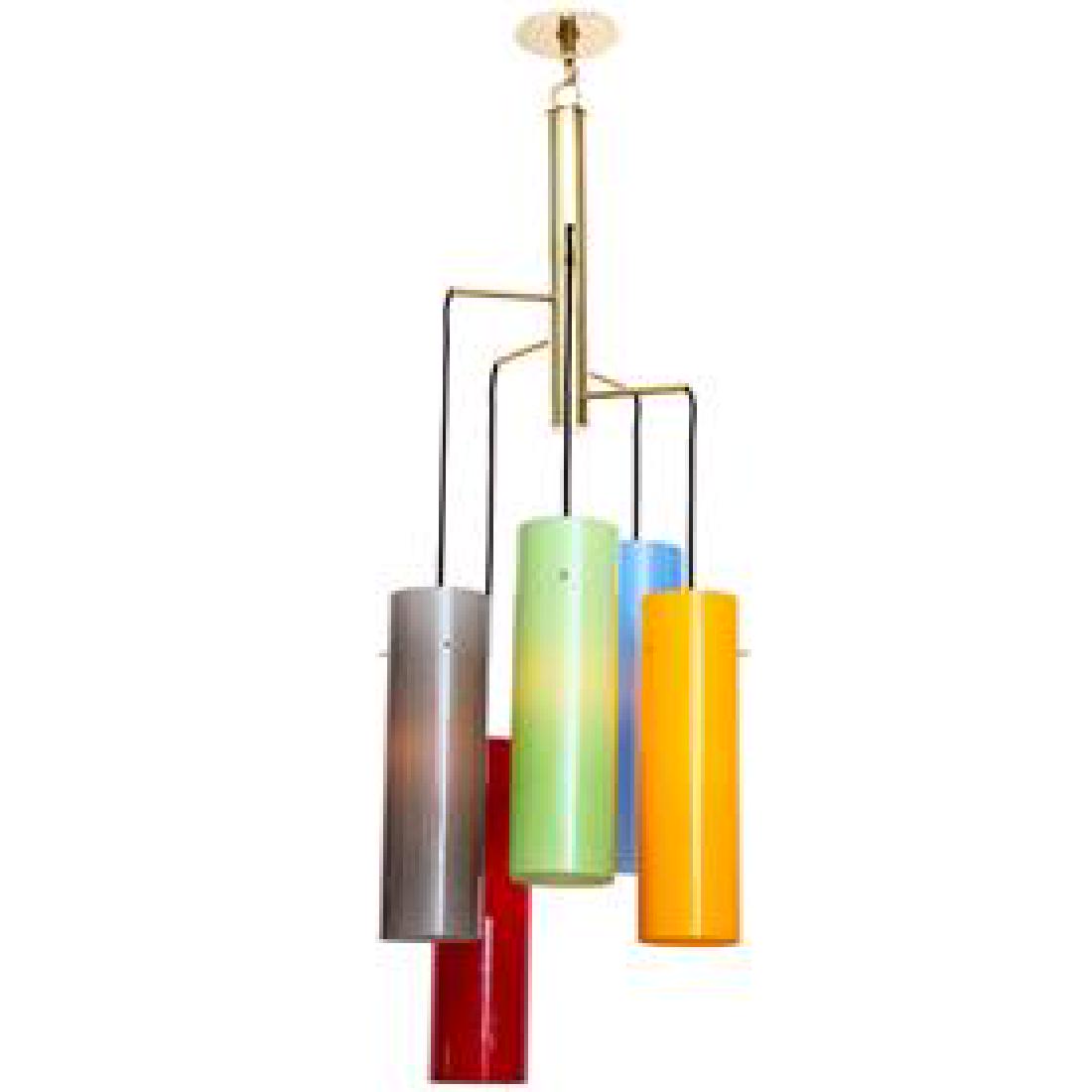 Five Light Multi Color Hanging (1 of 4)