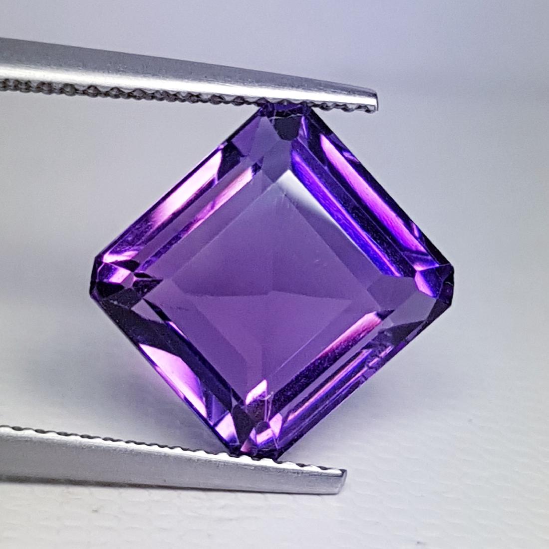 Natural Amethyst Square Cut 6.15 ct (1 of 6)