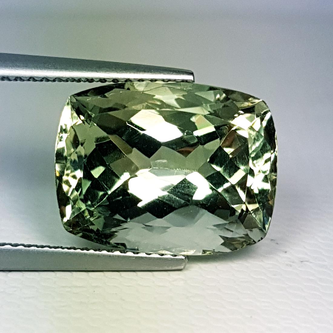 Natural Green Amethyst Cushion cut 10.10 ct (1 of 6)