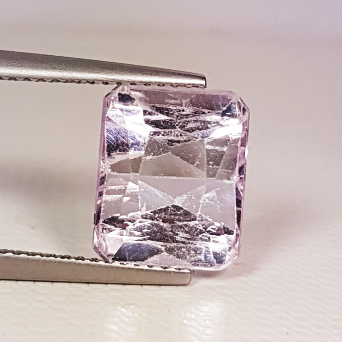 Natural Kunzite Radiant Cut 6.05 ct (1 of 6)