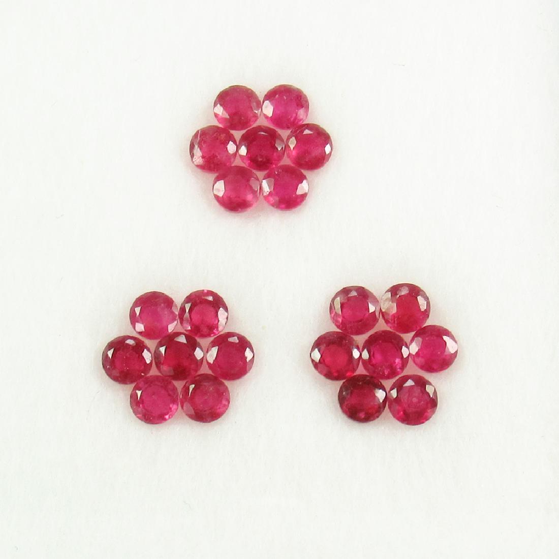 3.16 Ctw Natural 21 Mozambique Red Ruby Jewellery Set (1 of 3)