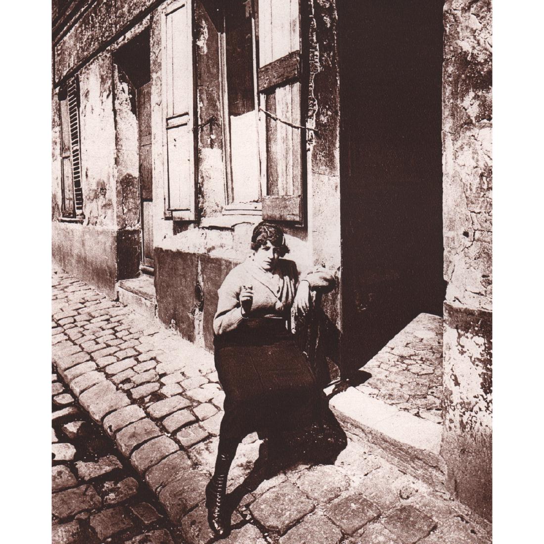 EUGENE ATGET - Rue Asselin: Artist: EUGENE ATGET Print Title: Rue Asselin Medium: Sheet-Fed Gravure Printing Date: 1980's Printed in France Image Size approx: 7 x 8.5 inches Jean-Eugène-Auguste Atget (1857-1927) was a pioneer o