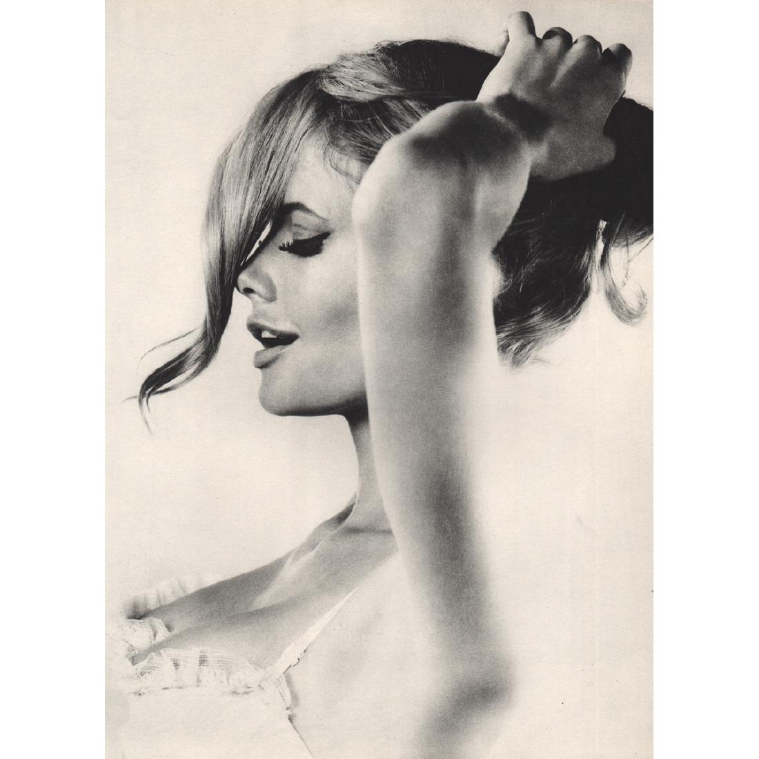 SAM HASKINS - Gill: Artist: SAM HASKINS Print Title: Gill Medium: Sheet-fed Gravure Printing Date: 1960's Printed in the USA Image Size: 10 X 13 inches Sam Haskins (1926-2009) was a British photographer, born and raised