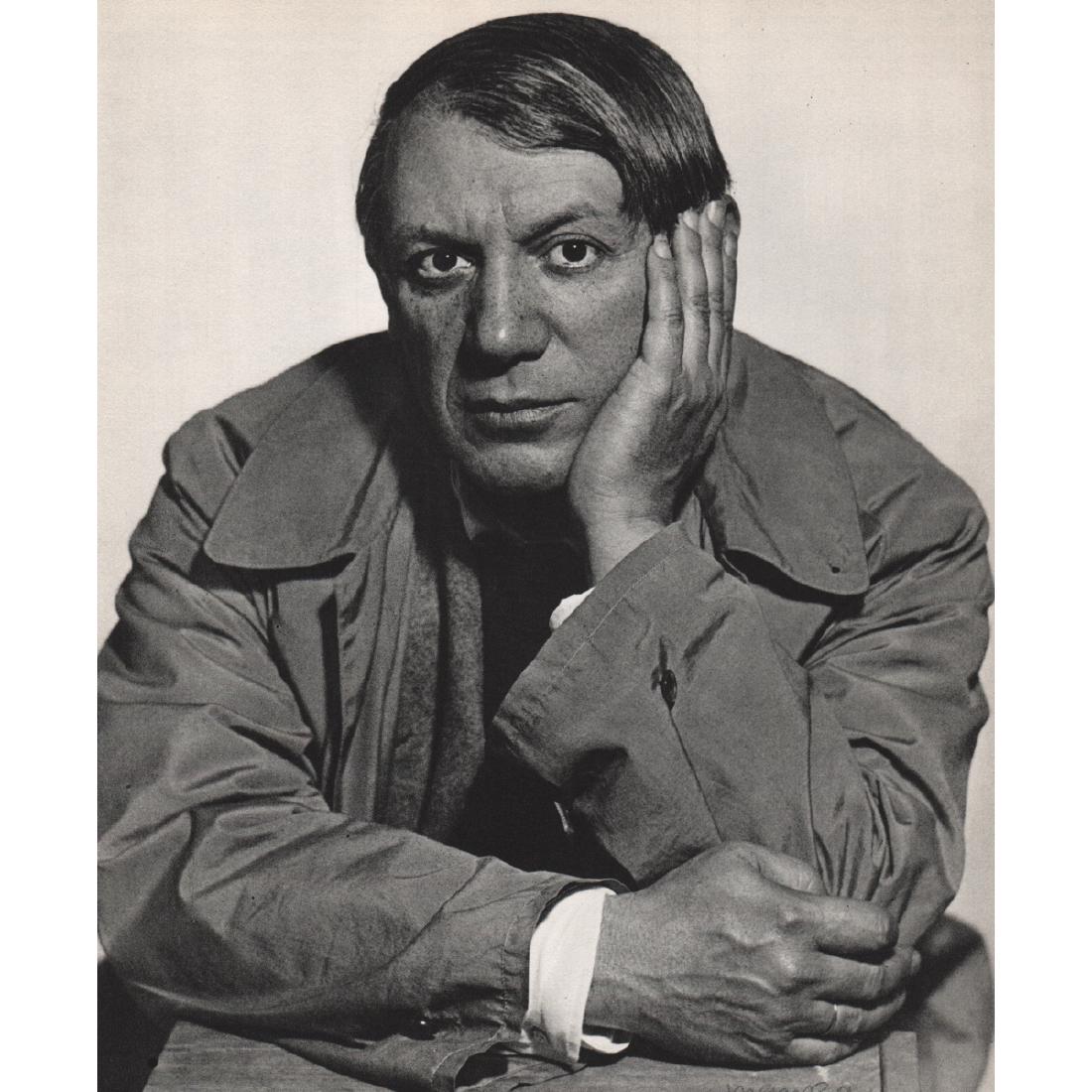 MAN RAY - Pablo Picasso: Artist: MAN RAY Print Title: Pablo Picasso Medium: Sheet-fed Gravure Printing Date: 1960's Printed in Germany Image size approx. 9 x 11 inches Man Ray, original name Emmanuel Radnitzky, was born on Au