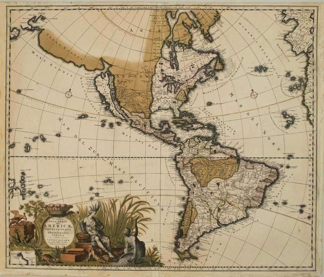 1700 Allard Map Of The Americas With California As An 1700-allard-map-of-the-americas-with-california-as-an