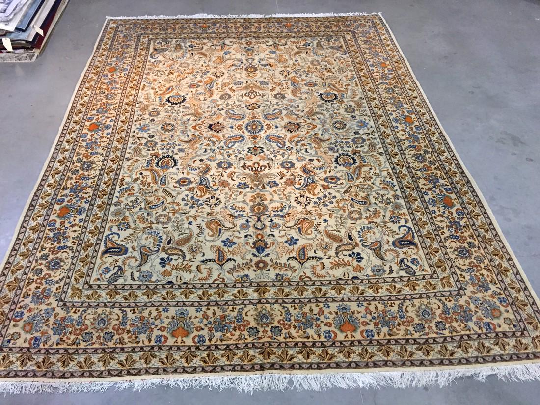 VINTAGE PERSIAN KASHAN RUG 10'.6"X13'.9" (1 of 9)