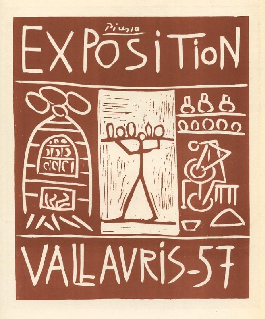 Pablo Picasso lithograph poster "Exposition Vallauris" (1 of 1)