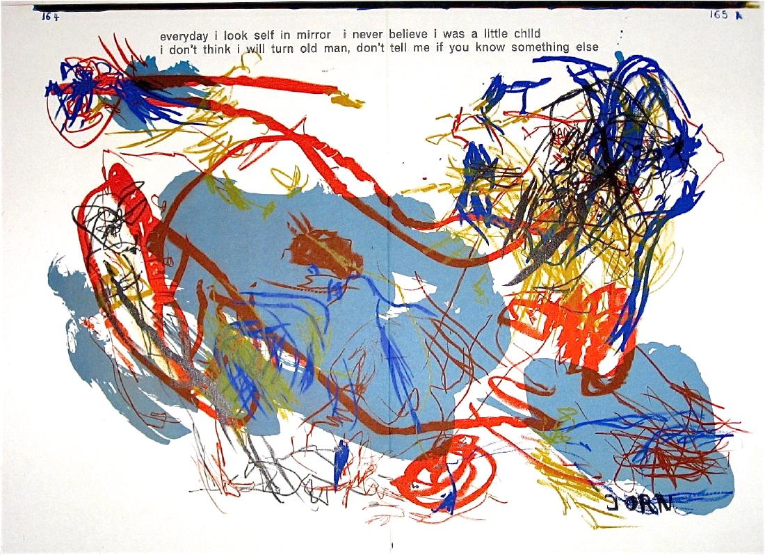 Asger Jorn original lithograph, 1964 (1 of 1)