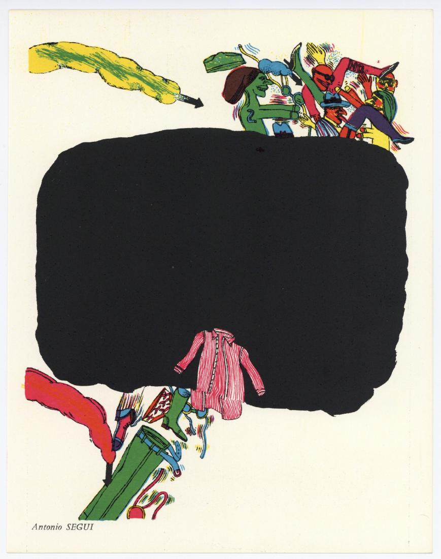 Antonio Segui original lithograph (1 of 1)