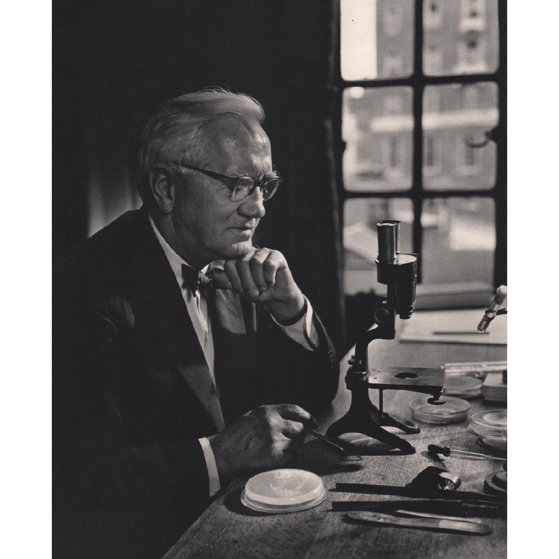 YOUSUF KARSH - Sir Alexander Fleming: Artist: YOUSUF KARSH Print Title: Sir Alexander Fleming Portfolio limited edition of 590 Portfolio personally signed by Yousuf Karsh Sir Alexander Fleming (1881-1955) was a Scottish physician, microbi