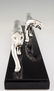 M. Font : Art Deco silvered panther sculpture - 4