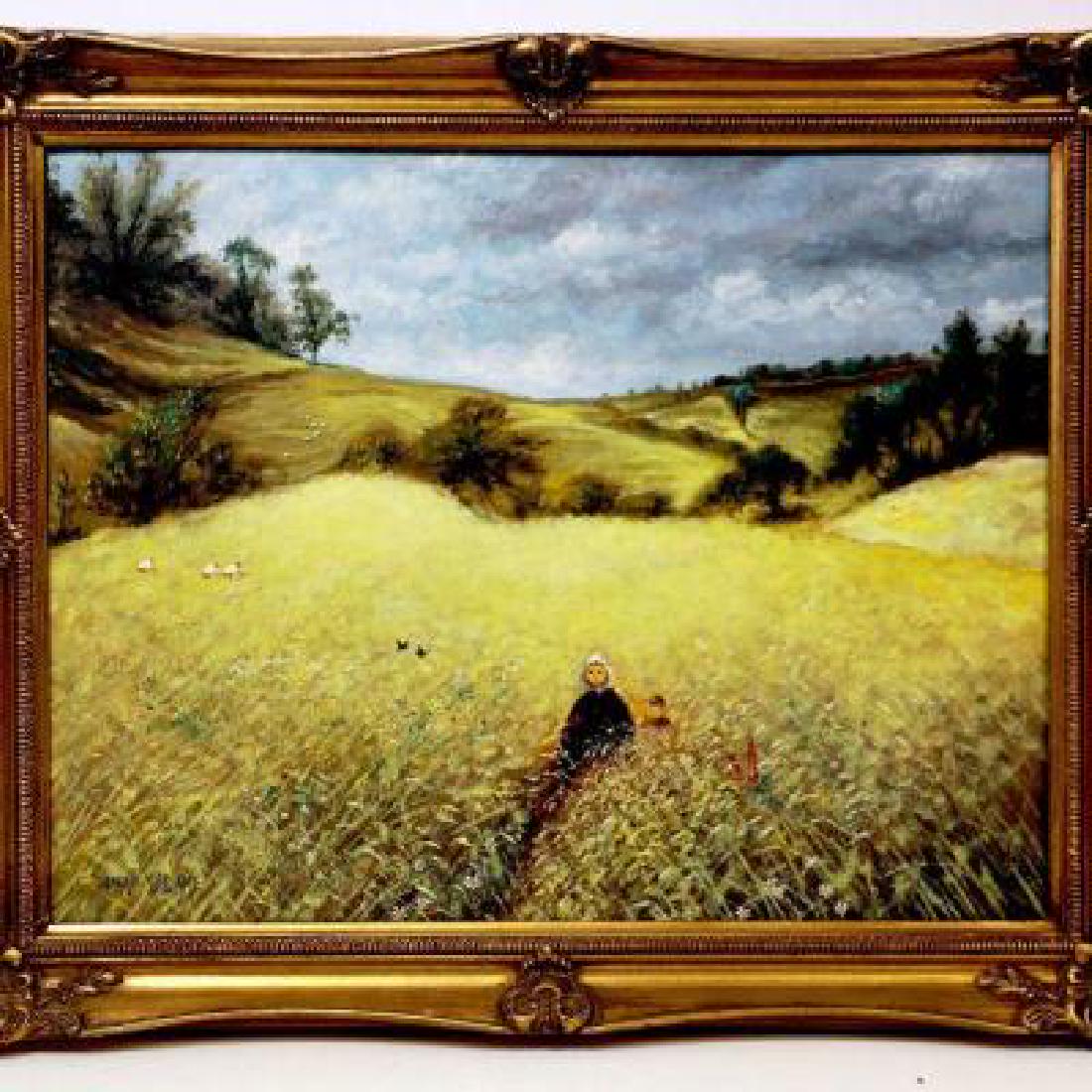 Brian Williams Original Oil Painting on Board Signed by: Title: Brian Williams Original Oil Painting on Board Signed by Artist, American/Japan Additional Information: Original Oil on board painting by listed artist Brian Williams (born 1950), artwork - 19"