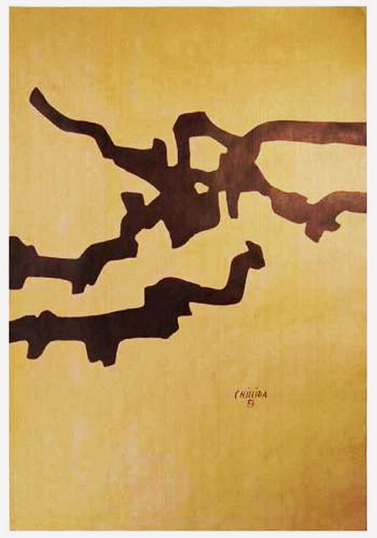 Eduardo Chillida - Composition II: Title: Eduardo Chillida - Composition II Artist: Eduardo Chillida Origin: Spanish Date/Period: 1980 Materials: Light craft paper Size: 82x56 cm. Additional Information: Original lithograph. Created by