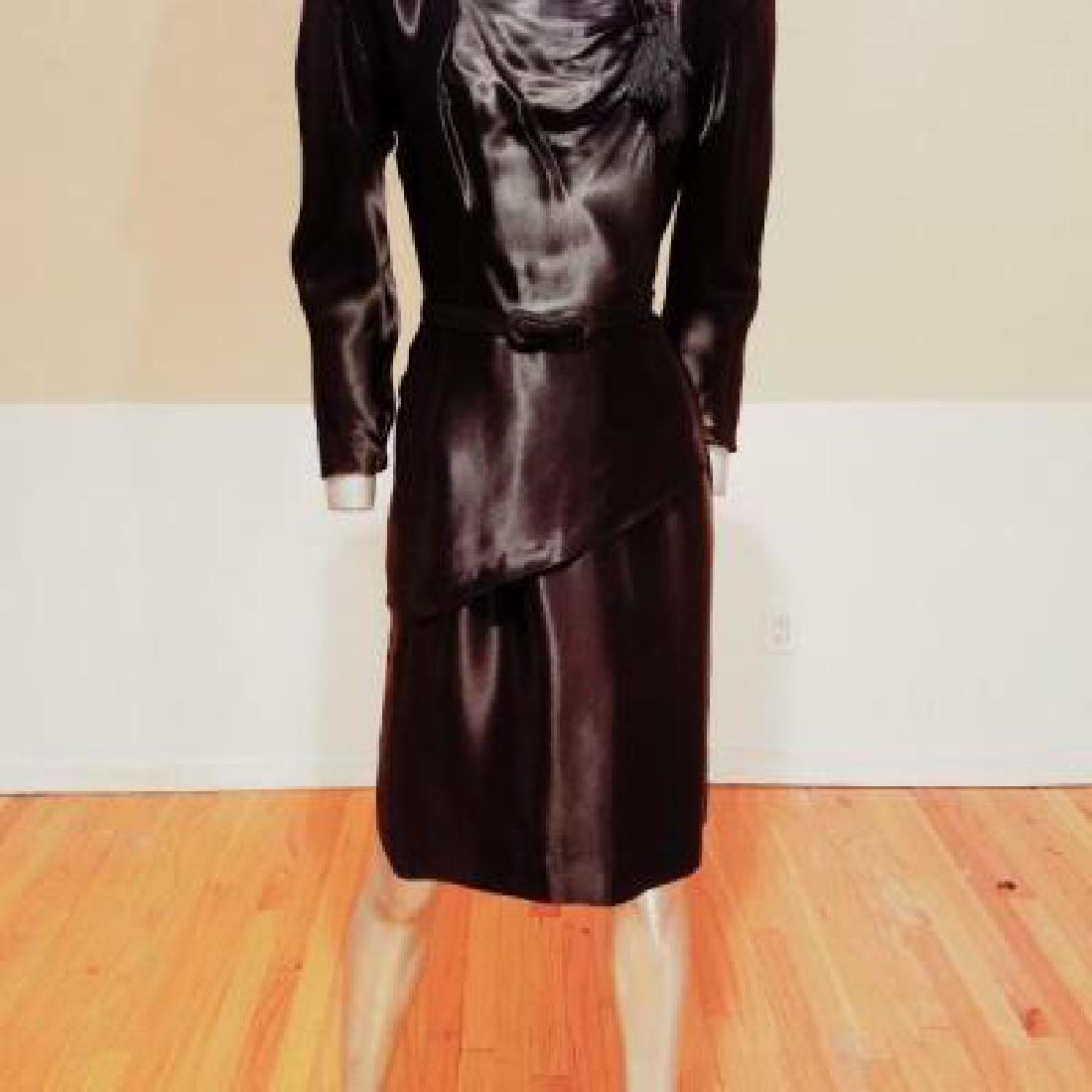 VTG 1920's Satin Evening dress draped amazing (1 of 13)