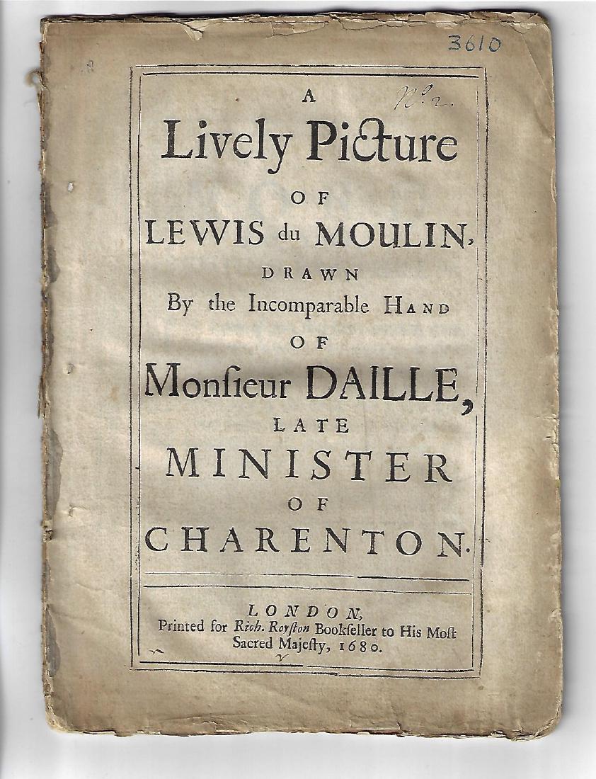 1680 A Lively Picture of Lewis du Moulin (1 of 2)