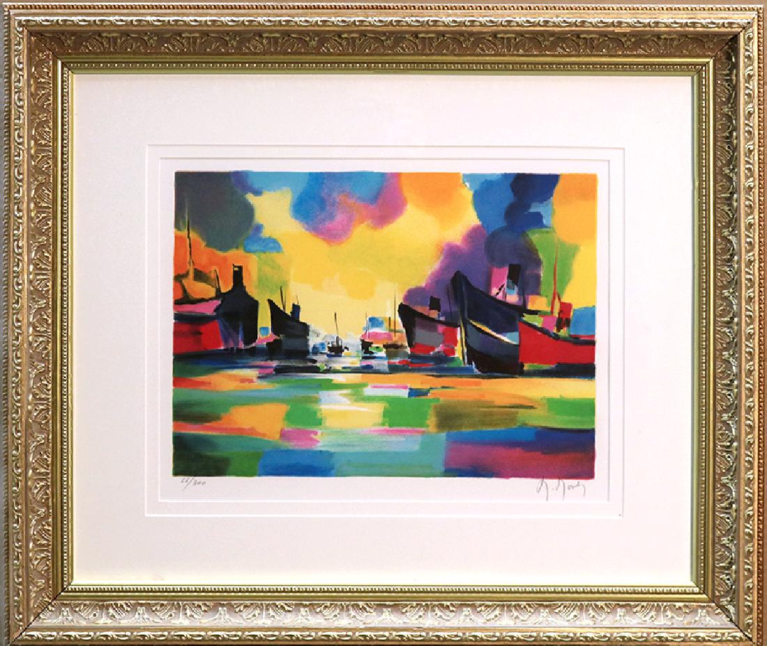 Amsterdam by Marcel Mouly (Limited Edition Lithograph) (1 of 3)