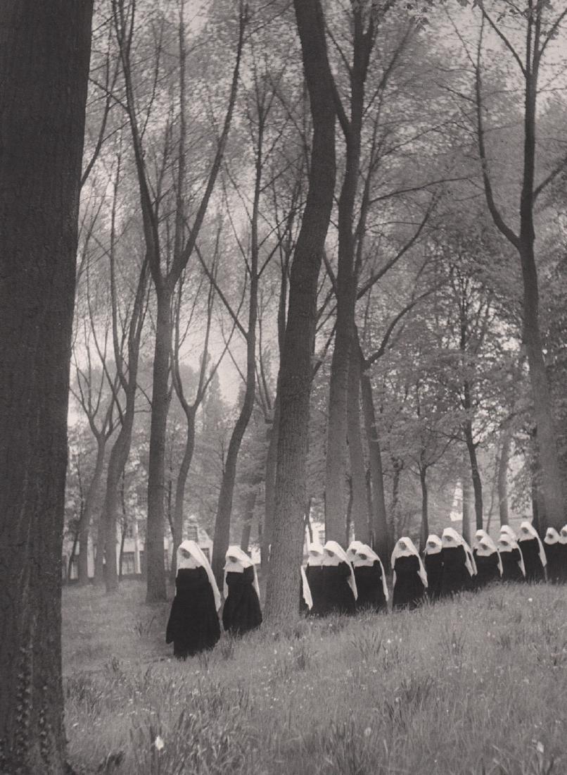 WILLY RONIS - Beguine Convent, Bruges, 1951: Artist: WILLY RONIS Print Title: Beguine Convent, Bruges, 1951 Printing Date: 1980’s Medium: Photo-lithograph Printed in: France Image Size: approx. 9 x 7” Reserve: $25.00 Shipping: Domestic: Fla