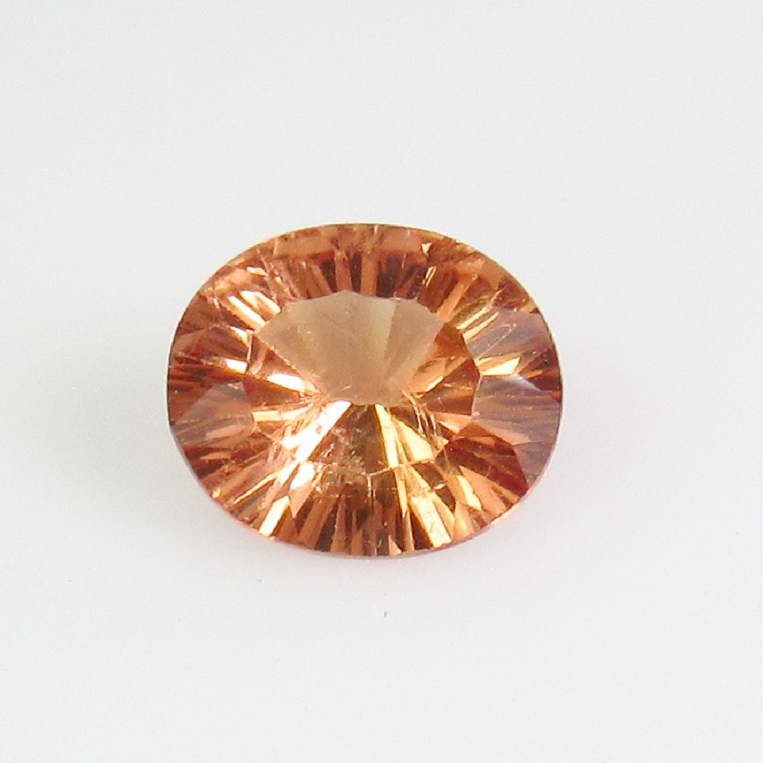 0.78 Ct Genuine Burma Browish Orange Spinel Oval Cut (1 of 2)