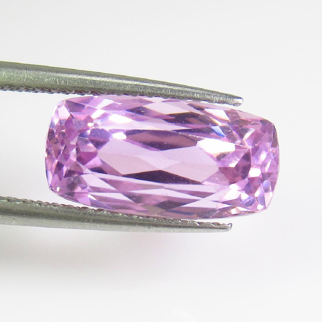 5.27 Ct Genuine Sweet Pink Kunzite Long Cushion Cut (1 of 2)