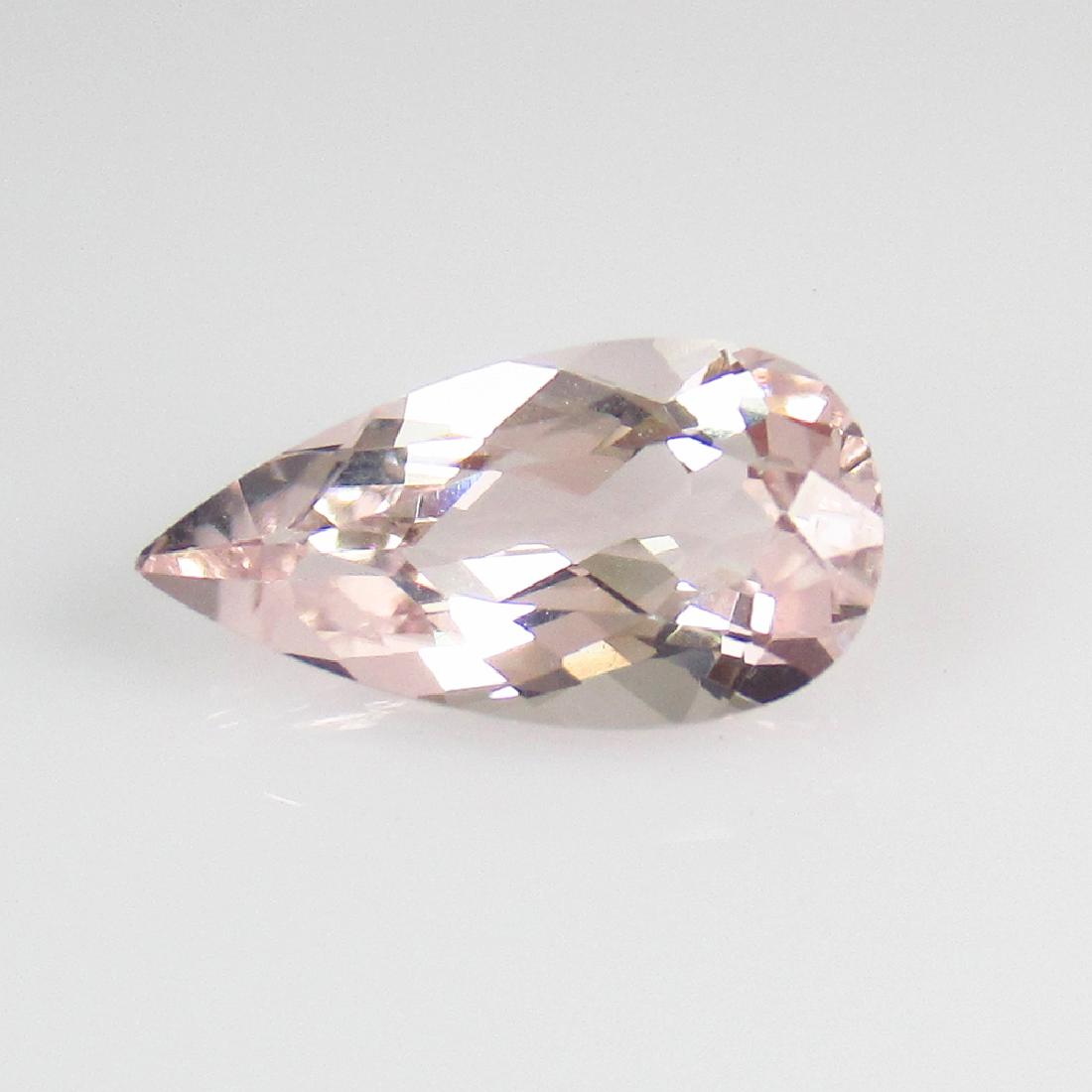 1.81 Ct Genuine Fine Pink Morganite Pear Cut: No Reserve! Title: 1.81 Ct Genuine Fine Pink Morganite Pear Cut Stone Clarity: VVS Gemstones: Natural Morganite Carat Weights: 1.81 Size/Dimensions: 11.80 x 6.20 x 4.50 mm Additional Information: Pink