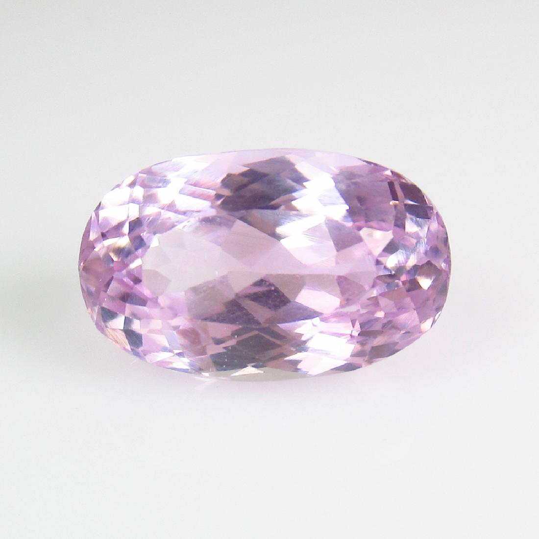 5.88 Ct Genuine Pink Spodumene Kunzite Oval Cut (1 of 2)