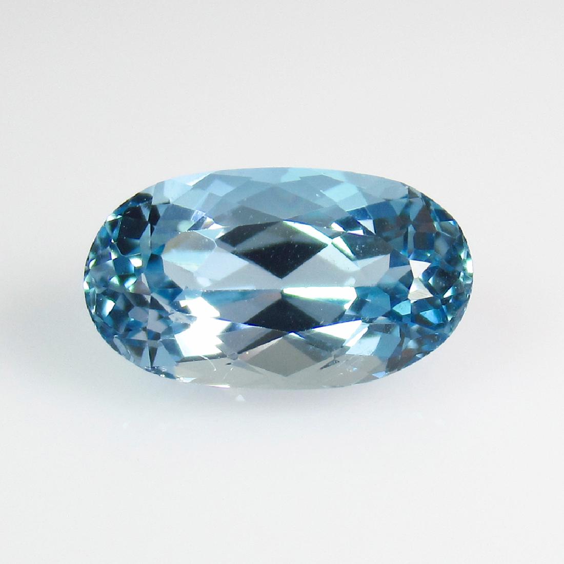4.75 Ct Genuine Sky Blue Topaz Oval Cut (1 of 2)
