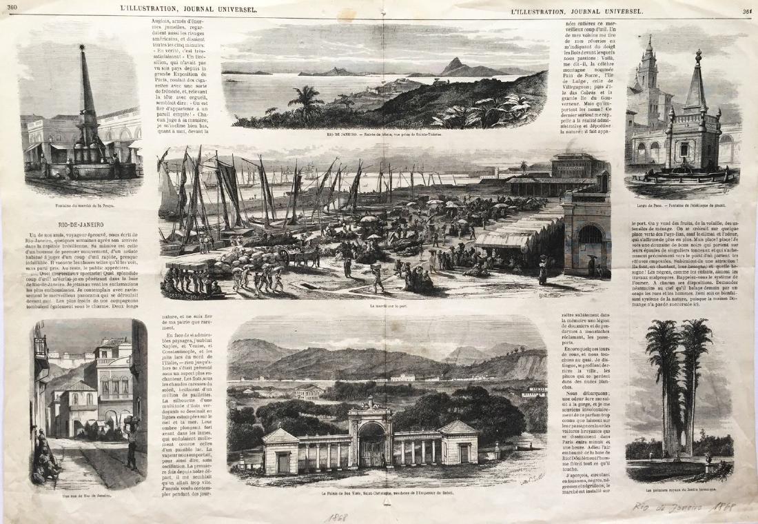 L’Illustration: Seven Scenes of Rio de Janeiro, 1868 (1 of 1)