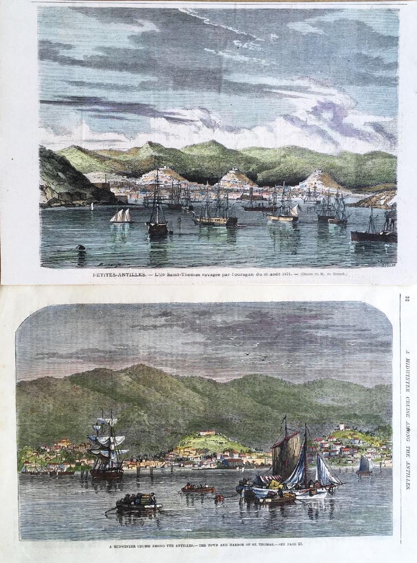 Two 1870s Periodical Views of St. Thomas, V.I. (1 of 1)
