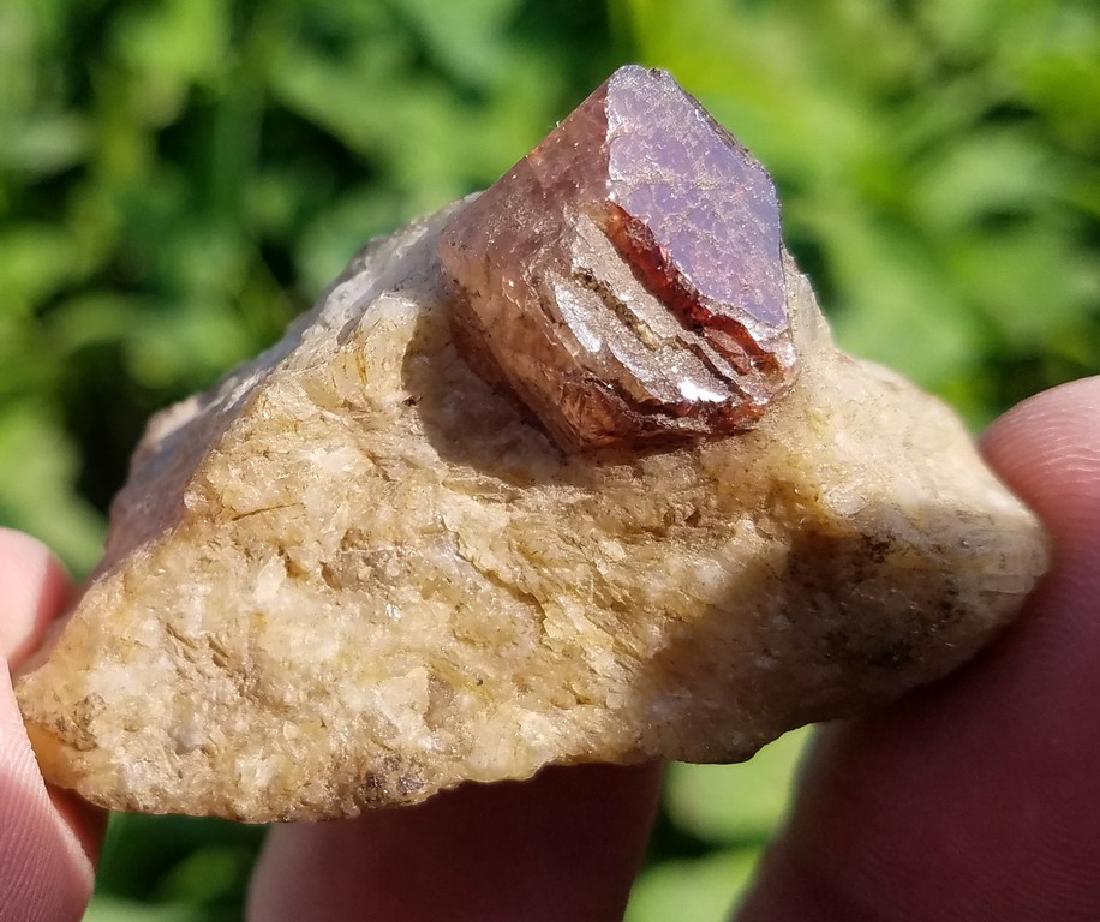 37 Grams Beautiful Zircon Specimen: No Reserve! Title: 37 Grams Beautiful Zircon Specimen Origin: Pakistan Weight: 37 Grams Size/Dimensions: 46x30x17 mm Additional Information: Natural Shipping: Domestic: Flat-rate of $12.00 to anyw