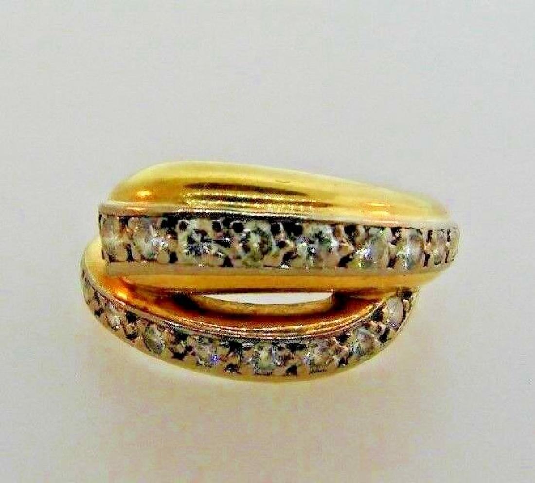 VINTAGE Cartier 750 & Diamond Ring Circa 1980s (1 of 6)