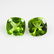 2.91 Ct Genuine Pakistan Peridot Matching Square Pair