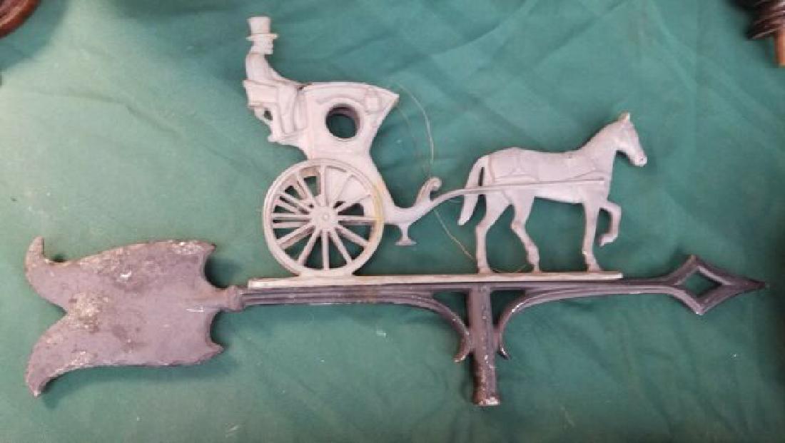 1950 Aluminum Weathervane Horse And Carriage Apr 02, 2019 Jasper52