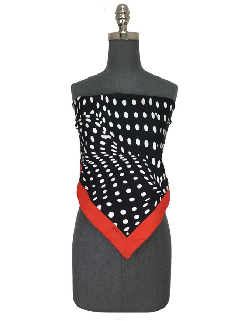 Hermes Polka Dot Cotton Scarf (1 of 14)