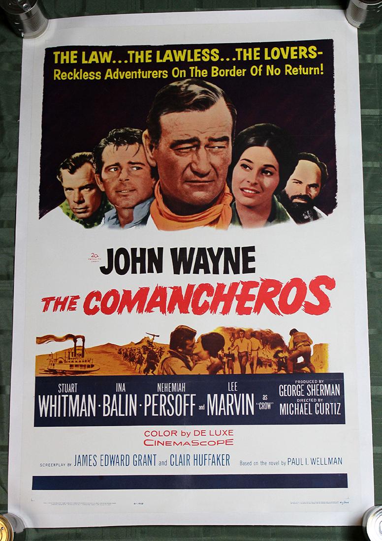 The Comancheros (USA, 1961) US One Sheet Movie Poster (1 of 1)
