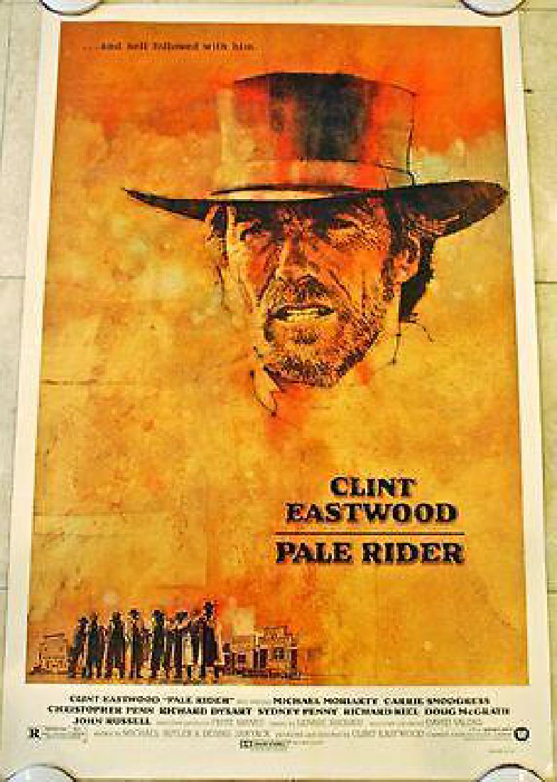 PALE RIDER '85 ROLLED 1 SH ~ CLINT EASTWOOD ~ "â€¦AND (1 of 1)